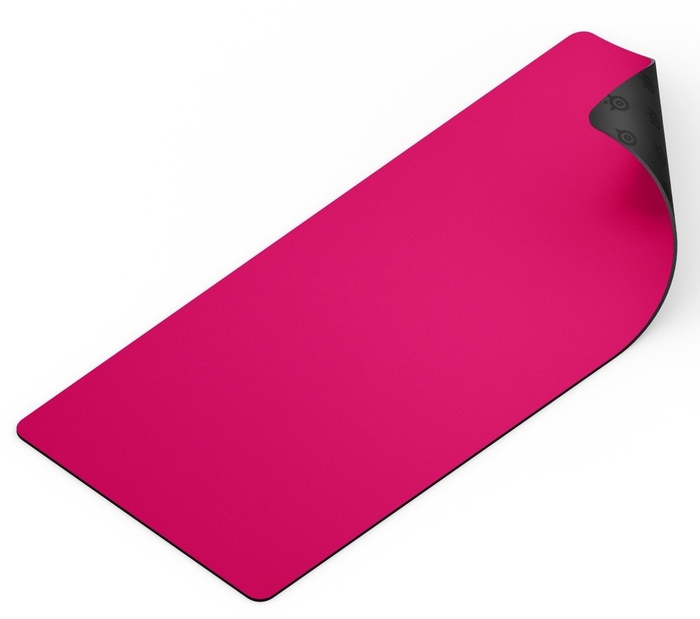 Podložka pod klávesnici a myš SteelSeries QcK Heavy  ve velikosti XXL a červené barvě