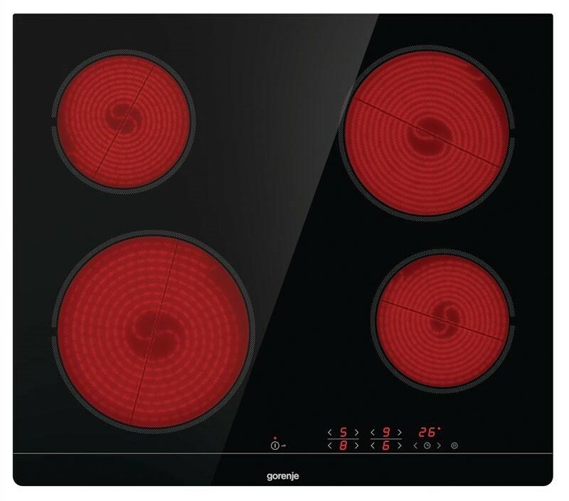 Sklokeramická varná deska Gorenje Essential CT41SC černá