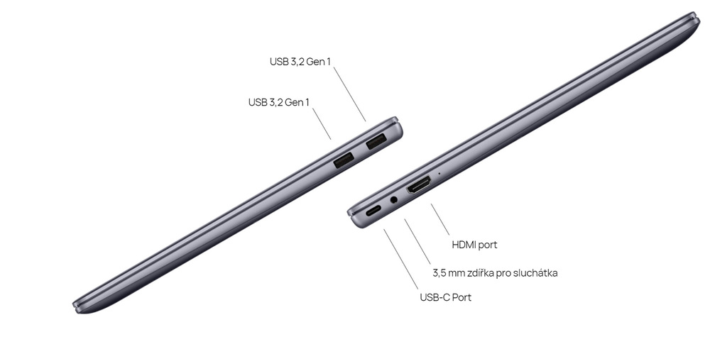 Notebook Huawei MateBook 14 Touch šedý