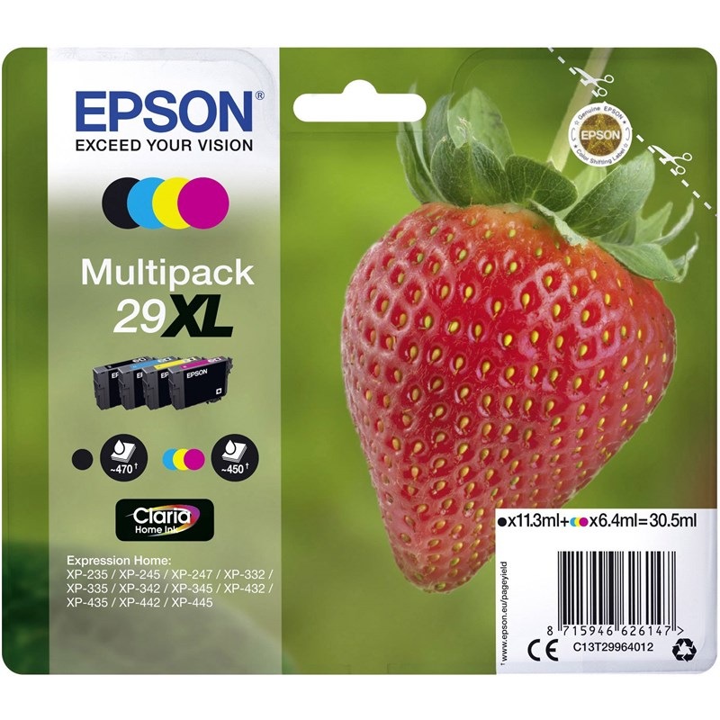 Inkoustová náplň Epson 29XL, 470/3x450 stran vícebarevná