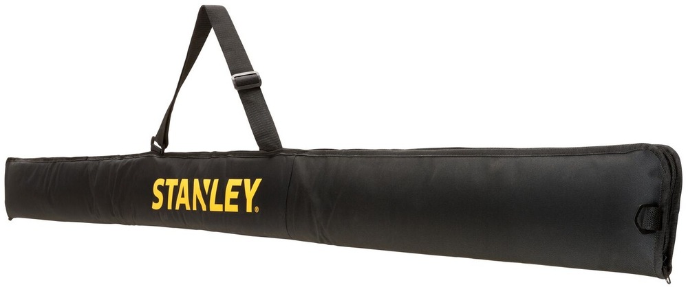 Brašna Stanley FatMax FMHT43685-1 Boční pohled na tašku Stanley na vodováhy se zipem a polstrovaným dnem.