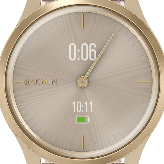 Chytré hodinky Garmin vivomove3 Style LightGold/Pink Nylon Chytré hodinky Garmin vivomove3 Style LightGold/Pink Nylon