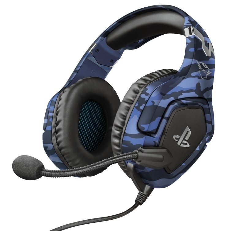 Headset Trust GXT 488 Forze-B Sony PS4 Licensed modrý