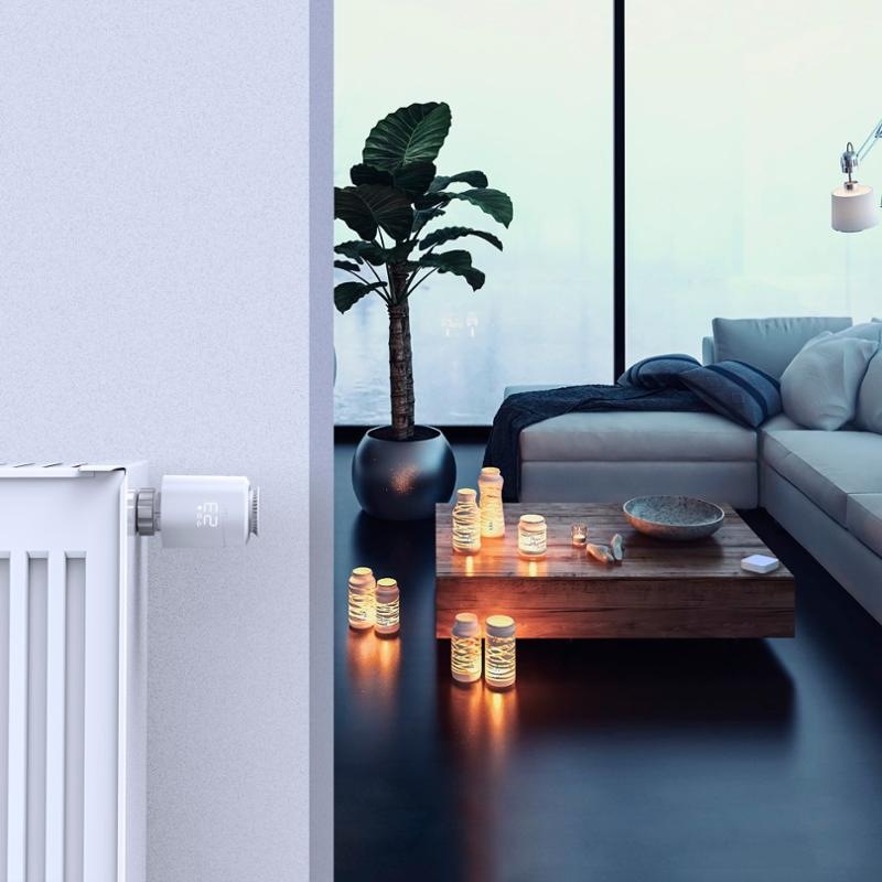 Bezdrátová termohlavice Hama SMART set pro regulaci vytápění, centrála + 2x hlavice Bezdrátová termohlavice Hama SMART set pro regulaci vytápění, centrála + 2x hlavice