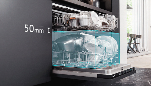 Myčka nádobí Samsung DW DW60R7070BB/EO Vnitřní prostor