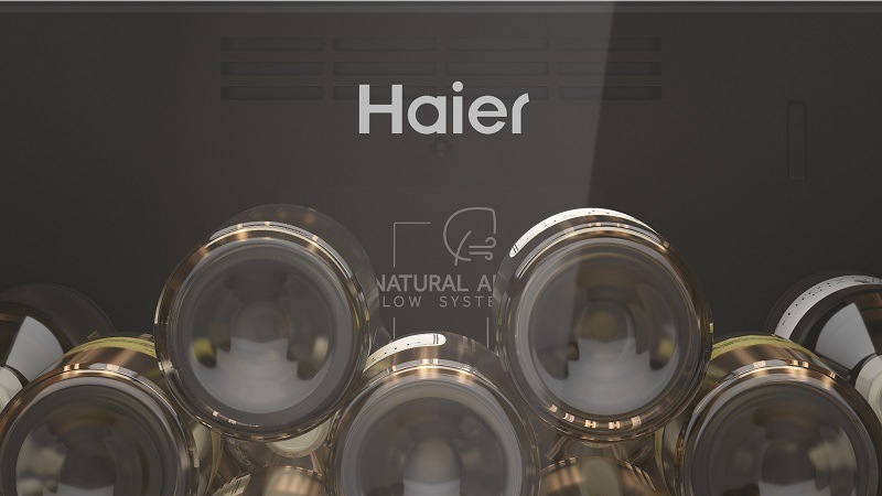 Vinotéka Haier HWS247GEH1 černá/nerez Vinotéka Haier HWS247GEH1 černá/nerez