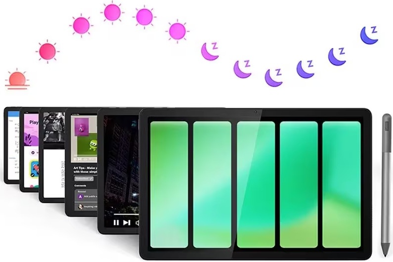 Akumulátor zajistí provoz tabletu Lenovo Tab K11 Gen 2 od rána do večera
