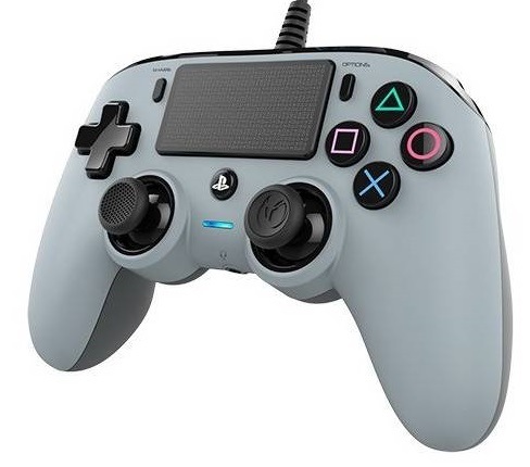 Gamepad Nacon Wired Compact Controller pro PS4 - camouflage šedý