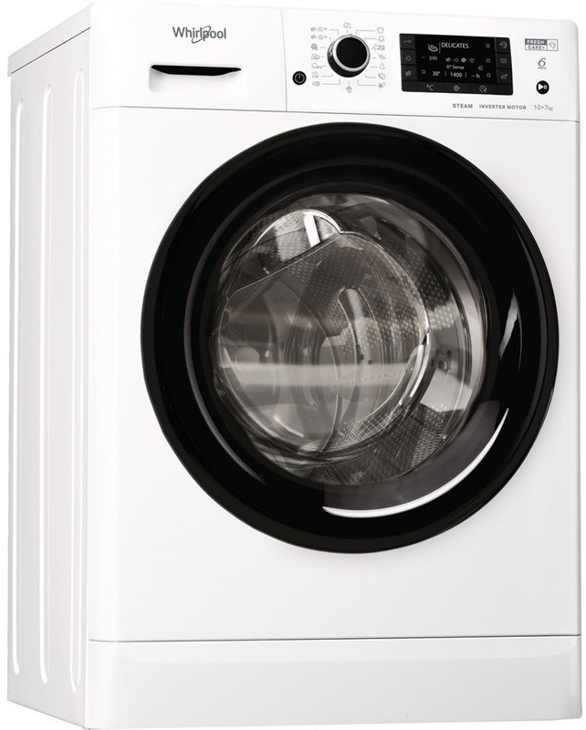 Pračka se sušičkou Whirlpool FreshCare+ FWDD 1071682 WBV EU N bílá