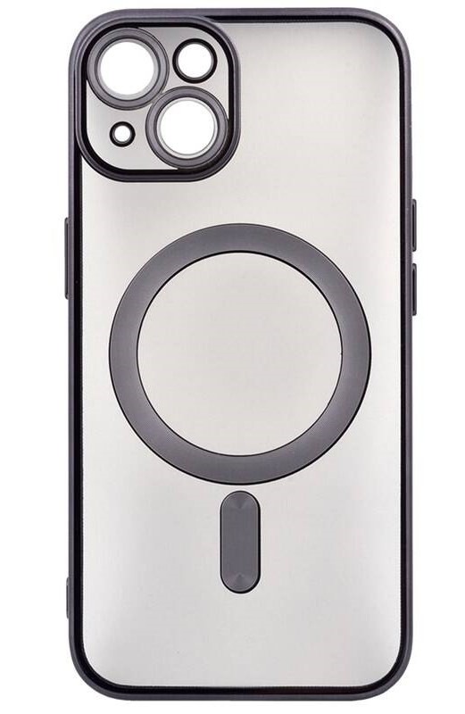 Kryt na mobil WG Magic Eye Magnet na Apple iPhone 14/13 černý/průhledný