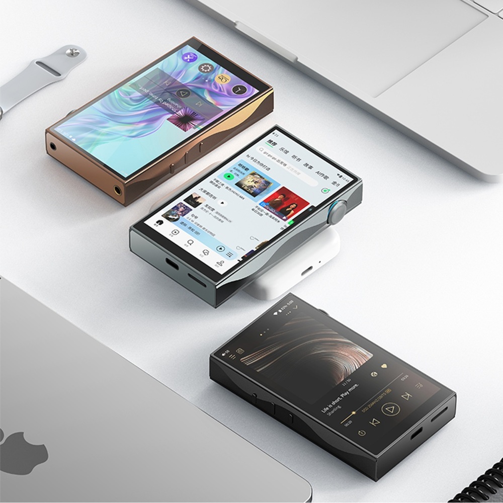 HiFi přenosný digitální přehrávač Shanling M3 Plus šedý Digitální přehrávač Shanling M3 Plus ve třech variantách