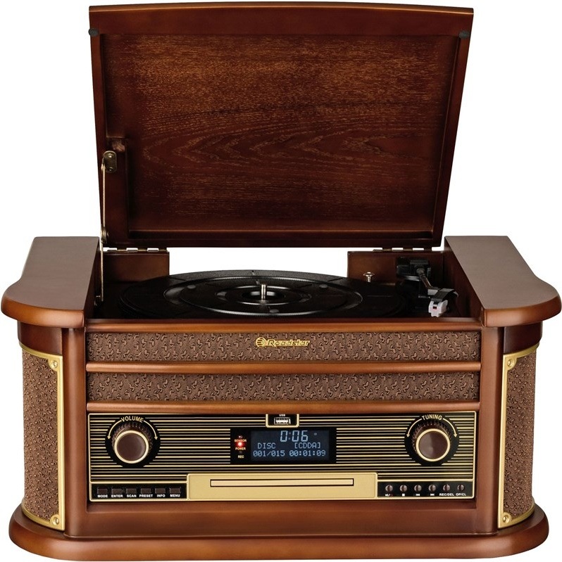 Gramofon s CD Roadstar HIF-1996D+BT, DAB+