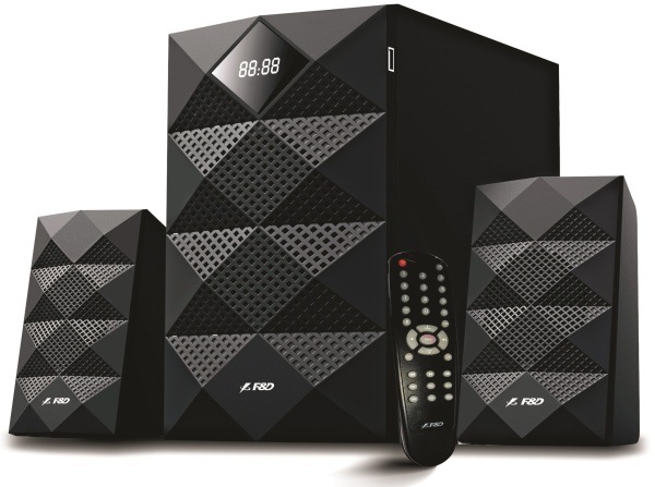 Reproduktory Fenda F&D A180X 2.1, bluetooth, rádio, USB, dálkové ovládání černé