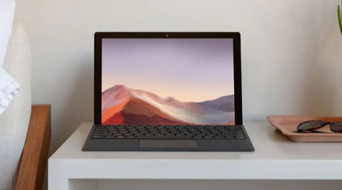 Notebook Microsoft Surface Pro 7 stříbrný