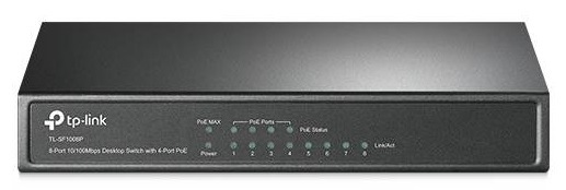 Switch TP-Link TL-SF1008P černý Switch TP-Link TL-SF1008P černý