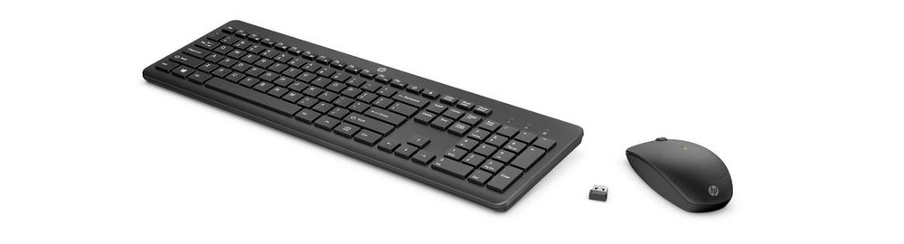 Klávesnice s myší HP 230, CZ/SK layout černá Klávesnice s myší HP 230, CZ/SK layout černá