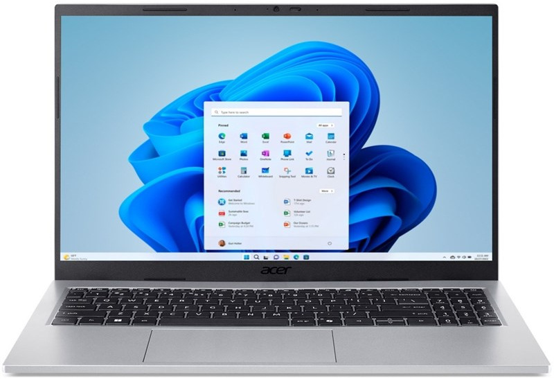 Acer Aspire Go 15, stříbrná