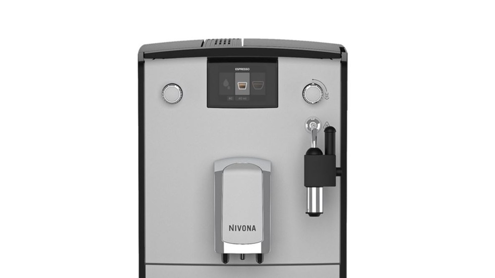 Detail na displej kávovaru NIVONA NICR 555, je tam nastavene espresso