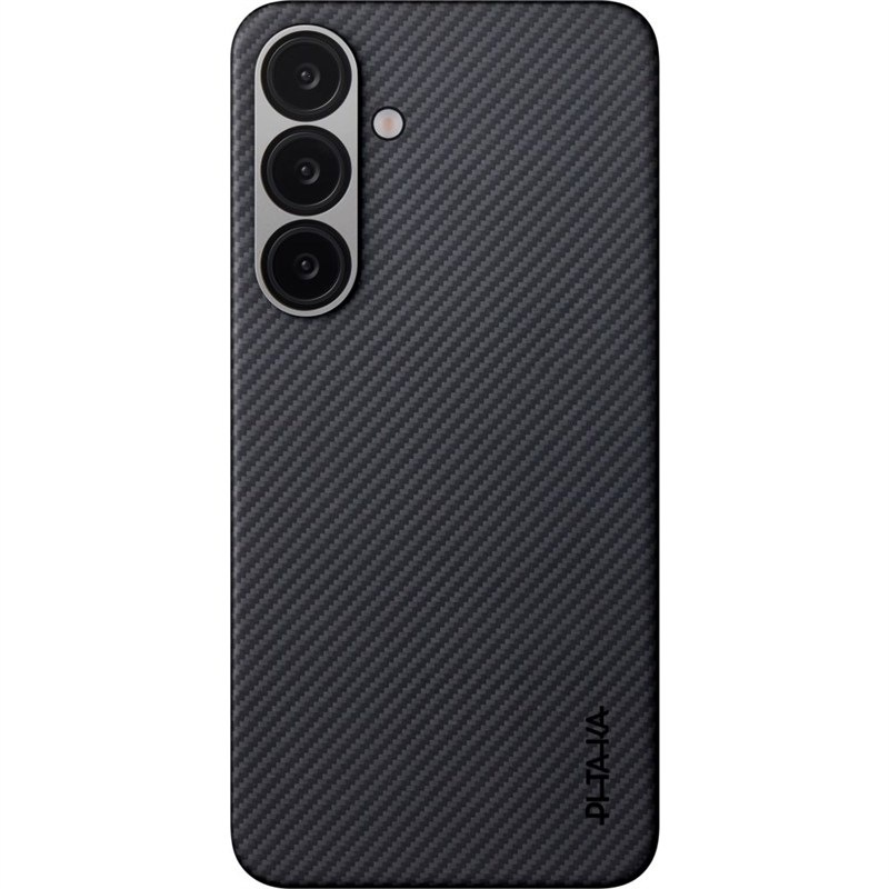 Kryt na mobil Pitaka Ultra-Slim na Samsung Galaxy S25 černý/šedý