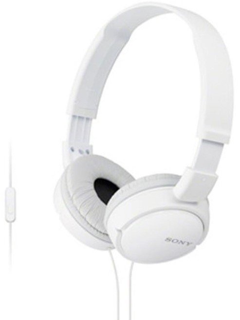Sluchátka Sony MDR-ZX110, bílá