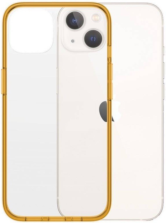 Kryt na mobil PanzerGlass ClearCaseColor na Apple iPhone 13 oranžový/průhledný