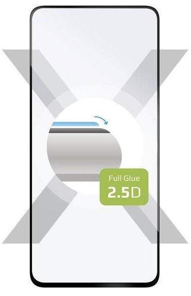 Tvrzené sklo FIXED Full-Cover na Samsung Galaxy S21 FE černé