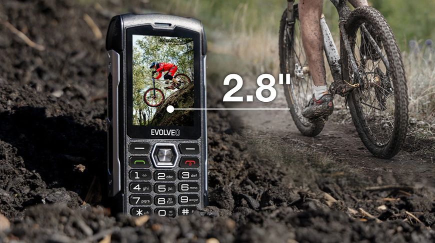 Mobilní telefon Evolveo StrongPhone H1 oranžový