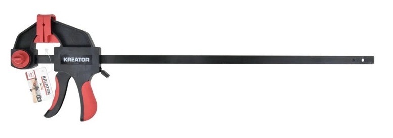 Svorka Kreator s rozpětím 450 mm, pevný tlak až 60 kg