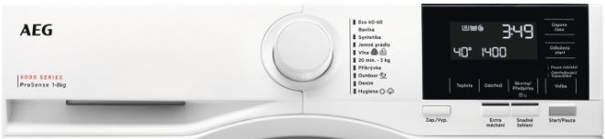 Ovládací panel pračky AEG LFR61844BC 6000 ProSense