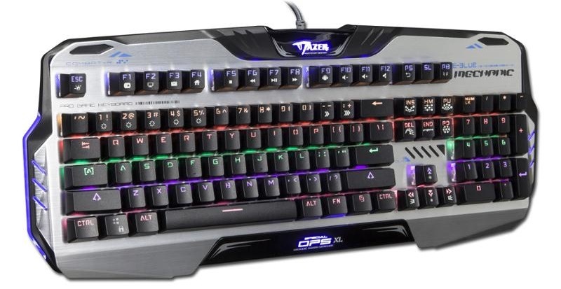 Klávesnice E-Blue Mazer K729 černá/stříbrná