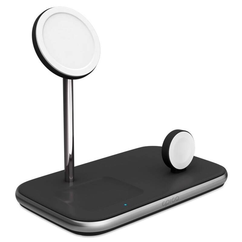 Bezdrátová nabíječka Epico 3v1 MagSafe Wireless černá