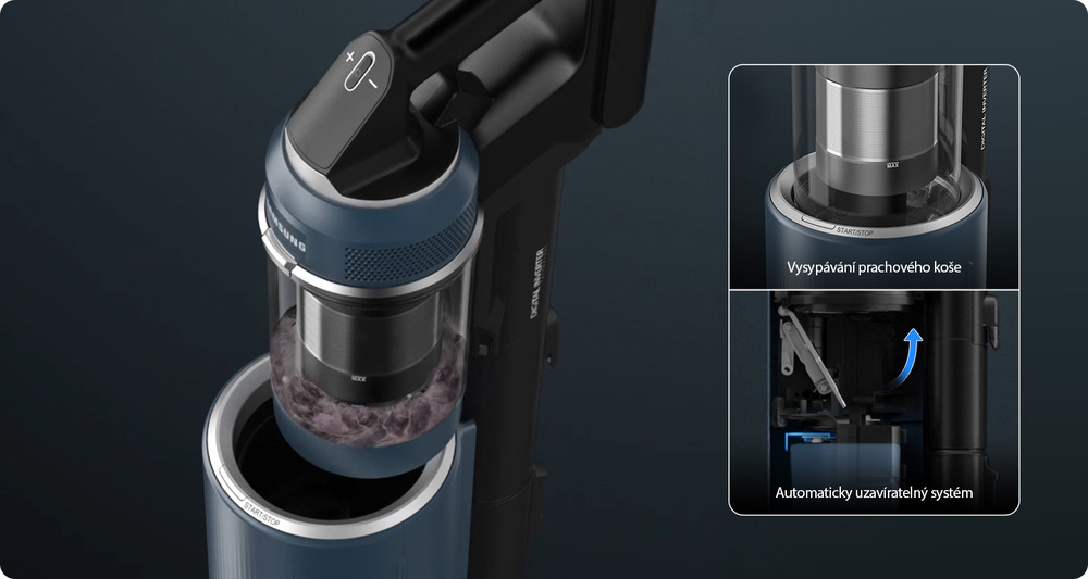 Tyčový vysavač Samsung BESPOKE JET pet VS20B95823W/GE