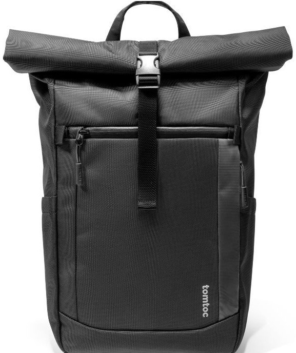 Batoh na notebook tomtoc Navigator - T61 Rolltop Backpack L černý