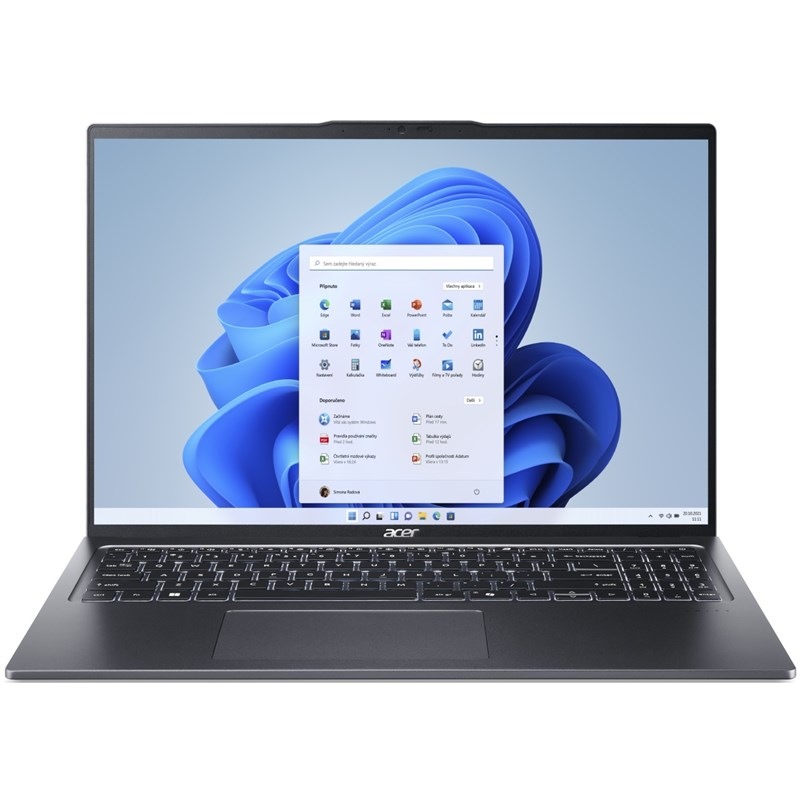 Acer Swift Go 16 (SFG16-72-598D), šedá