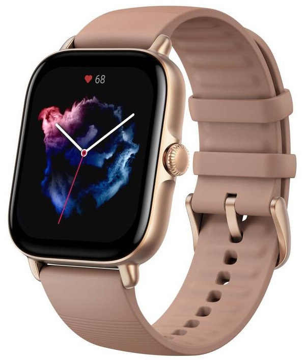 Chytré hodinky Amazfit GTS 3 hnědé
