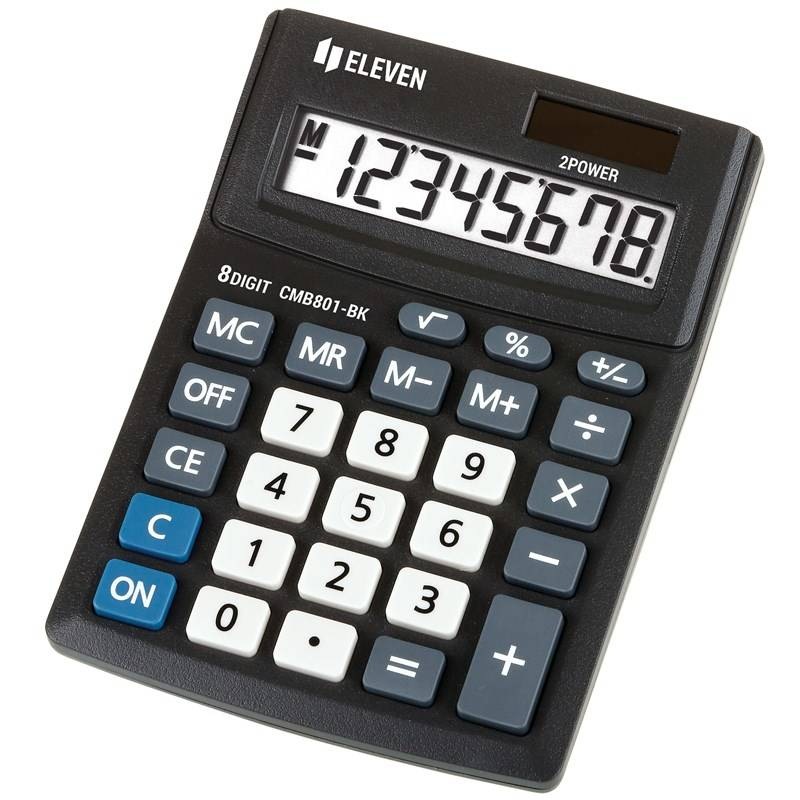 Kalkulačka Eleven CMB801BK, stolní, osmimístná černá