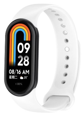 Řemínek RhinoTech na Xiaomi Mi Band 8/9/10 bílý