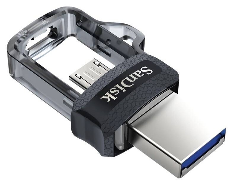 USB Flash SANDISK Ultra Dual m3.0 128GB OTG MicroUSB/USB 3.0 černý USB Flash SANDISK Ultra Dual m3.0 128GB OTG MicroUSB/USB 3.0 černý