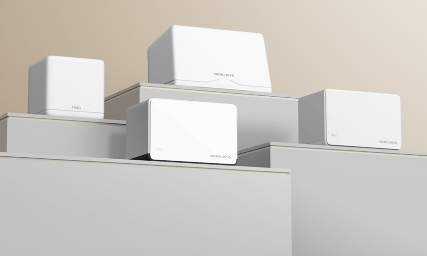 Komplexní Wi-Fi systém Mercusys Halo H85X AX3000 Mesh Wi-Fi 6 (2 ks) bílý