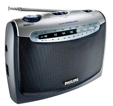 Radiopřijímač Philips Portable radio AE 2160 stříbrný