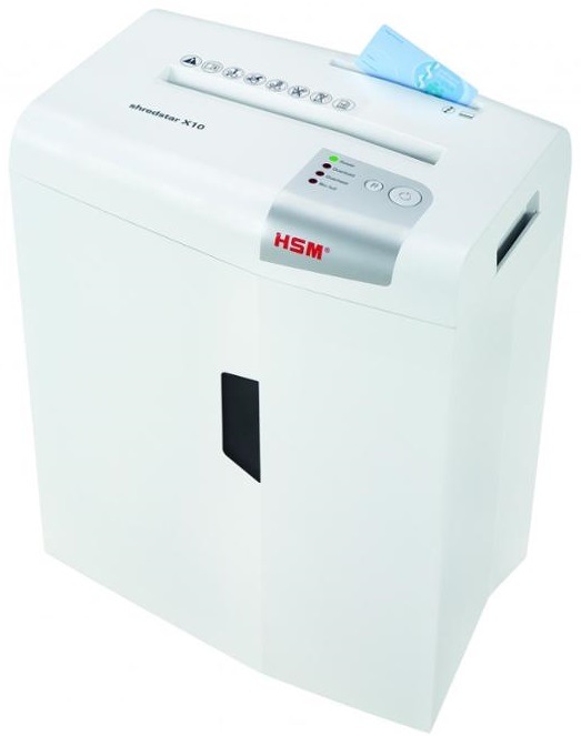 Skartovač HSM ShredStar X10, 10 listů, 20 l, P4
