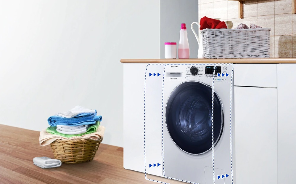 Pračka se sušičkou Samsung WD80K52E0AW/LE bílá