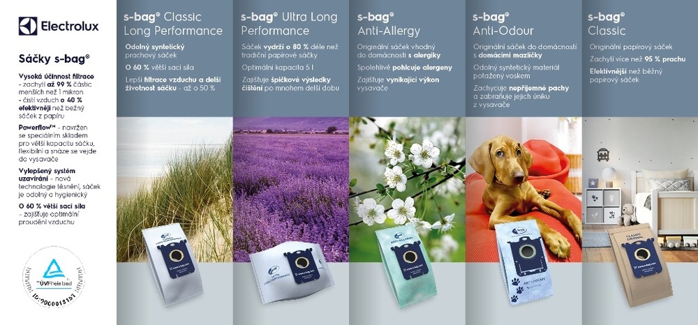 Sáčky do vysavače Electrolux s-bag® Ultra Long Performance E210S (3 ks) Sáčky do vysavače Electrolux s-bag® Ultra Long Performance E210S (3 ks)