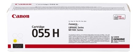 Toner Canon CRG 055 H, 5900 stran žlutý