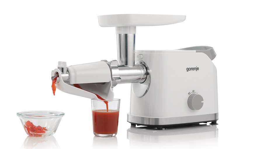 Mlýnek na maso Gorenje MG1802SJW, bílá, Odšťavňovač