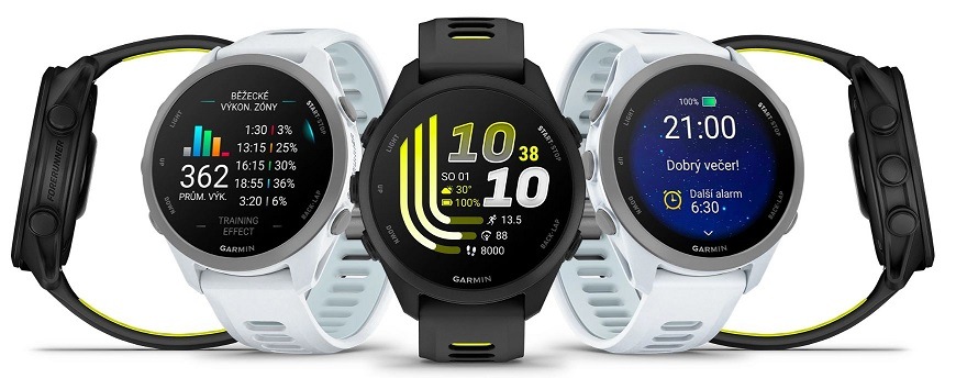 Chytré hodinky Garmin Forerunner 170 barevné varianty