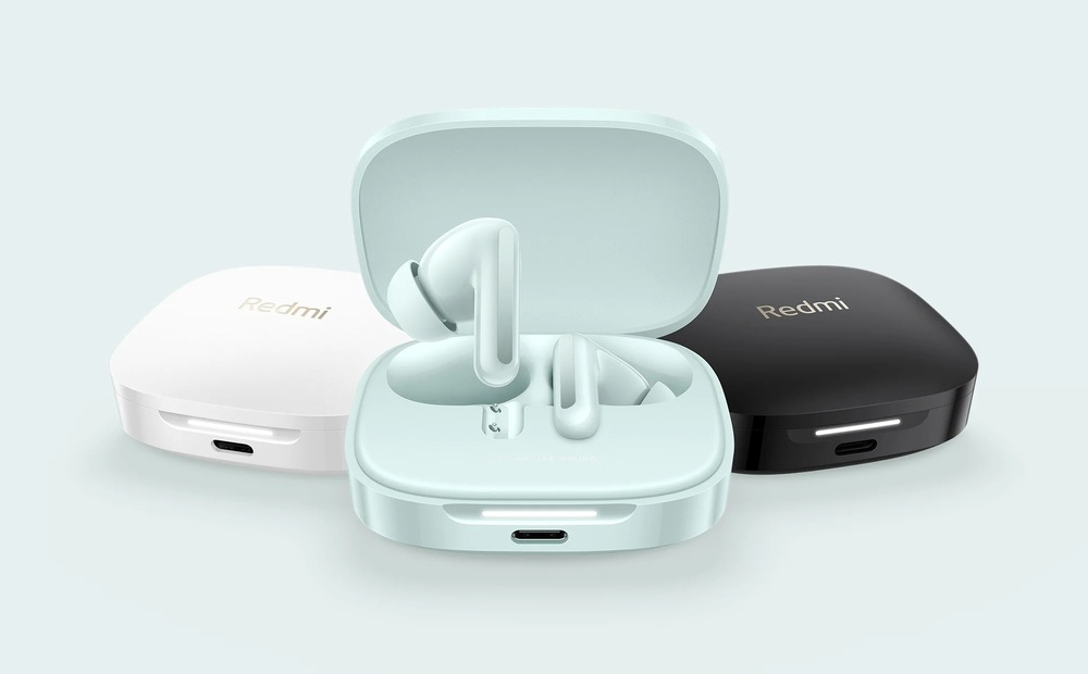 Sluchátka Xiaomi Buds 6 Titan Gray šedá Pouzdra a sluchátka Xiaomi Buds 6 v různých barevných variantách