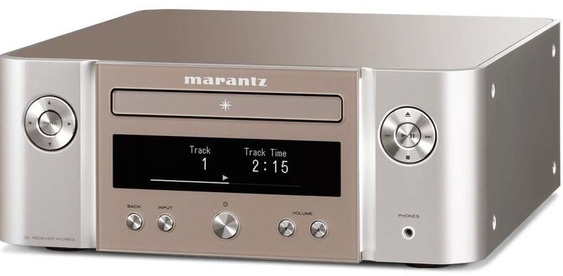 Mikrosystém MARANTZ MCR612 DAB stříbrný/zlatý