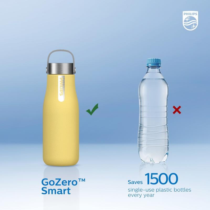 Filtrační láhev Philips GoZero AWP2788YL/10 žlutá Filtrační láhev Philips GoZero AWP2788YL/10 žlutá