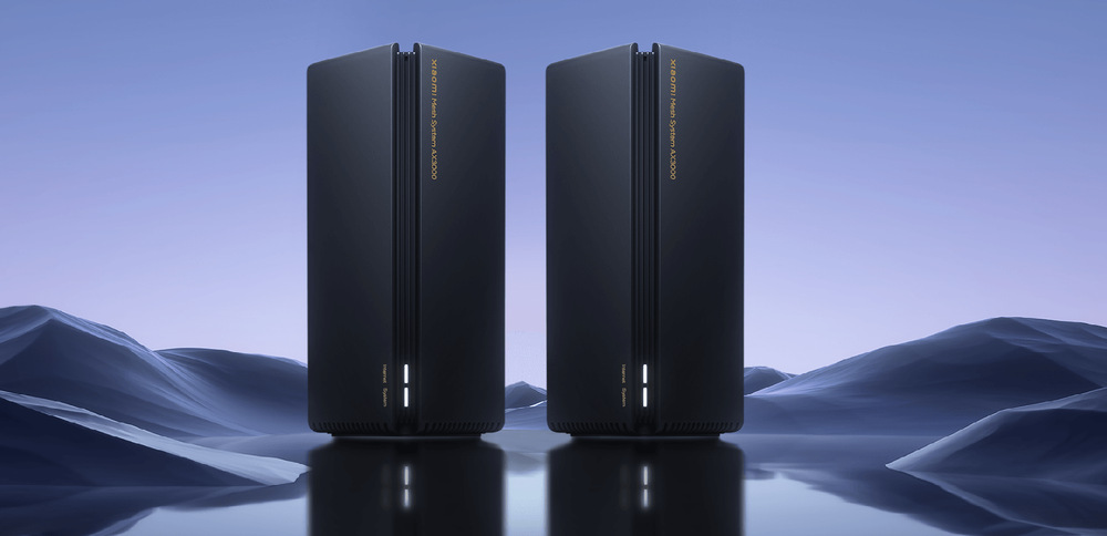 Komplexní Wi-Fi systém Xiaomi AX3000 (2-pack) černý Komplexní Wi-Fi systém Xiaomi AX3000 (2-pack) černý